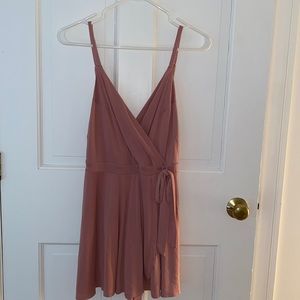 Blush Pink Urban Outfitters Skort Romper